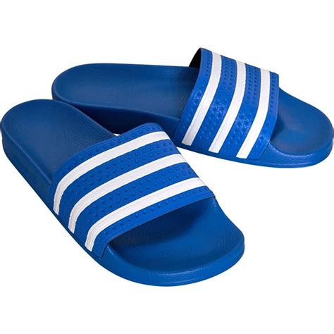 adidas adilette slippers heren blauw|adidas adilette slippers.